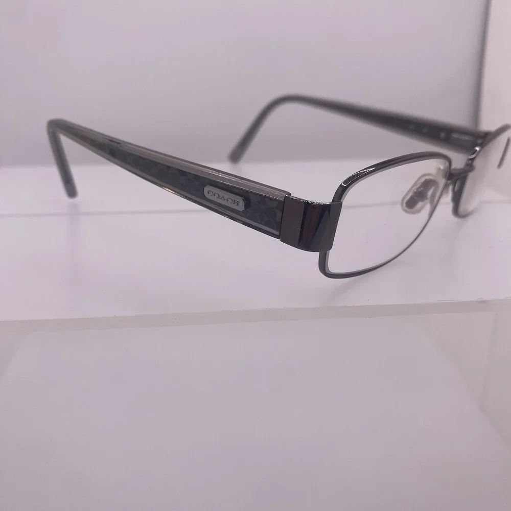 Coach Eyeglasses Women FRAME ONLY Gemma Full Rim 49-16-135 Dark Gun Metal 878